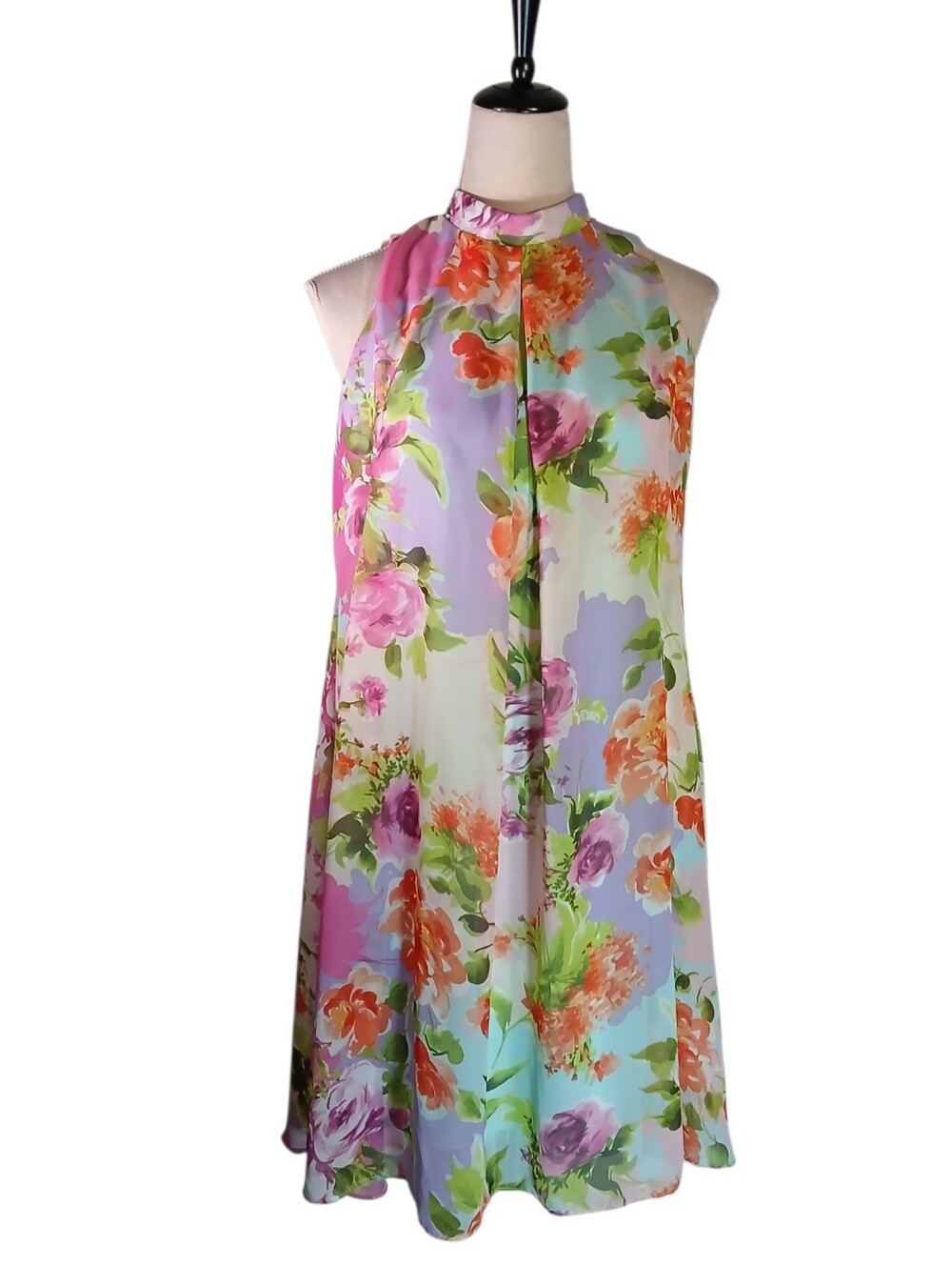 Signature By Robbie Bee Soft Floral Dress Size 6P
